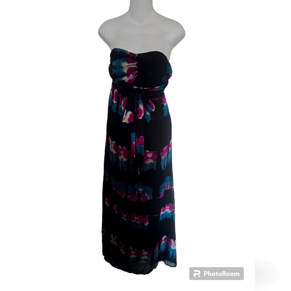 Long Strapless Maxi Dress